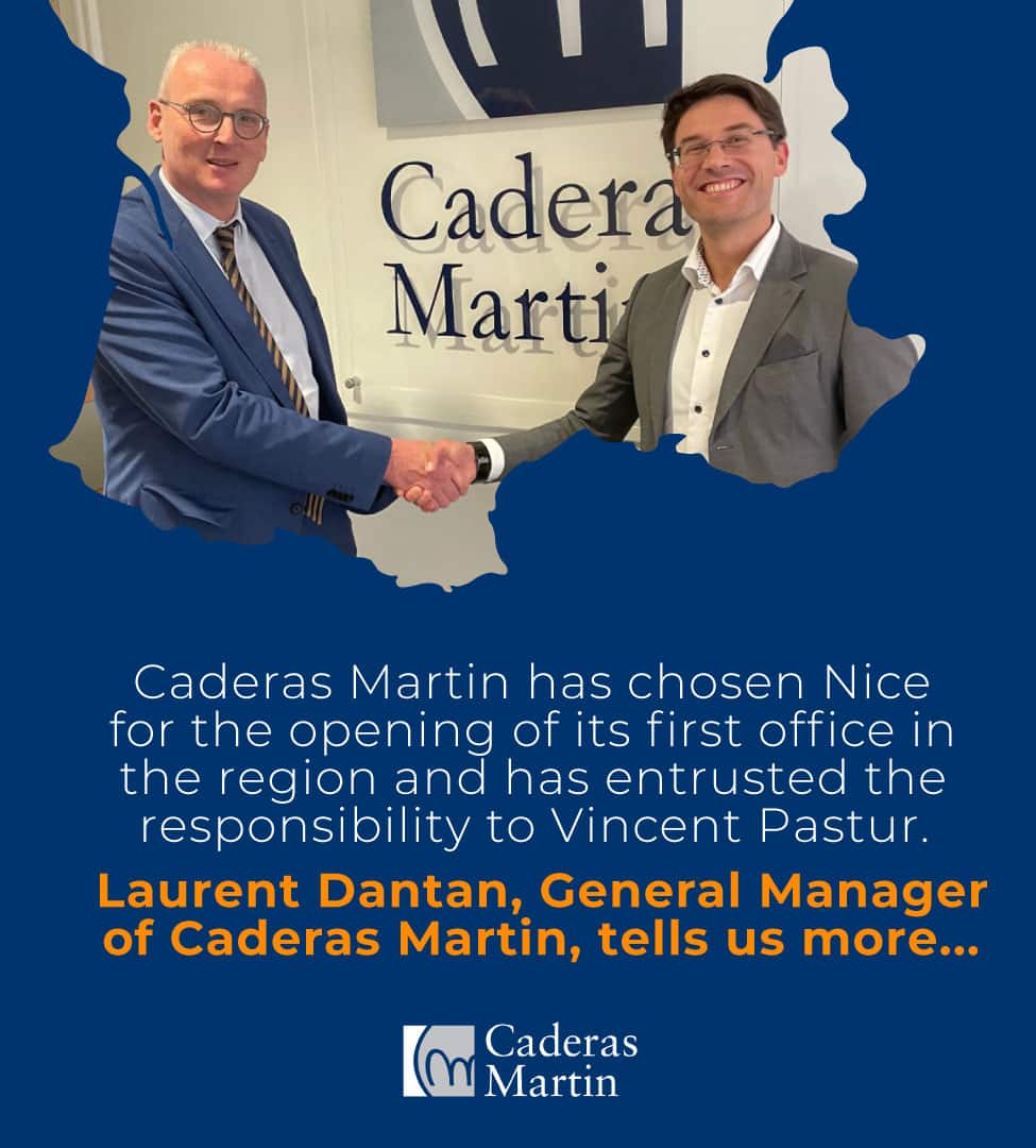 Caderas Martin opens its first office in Nice