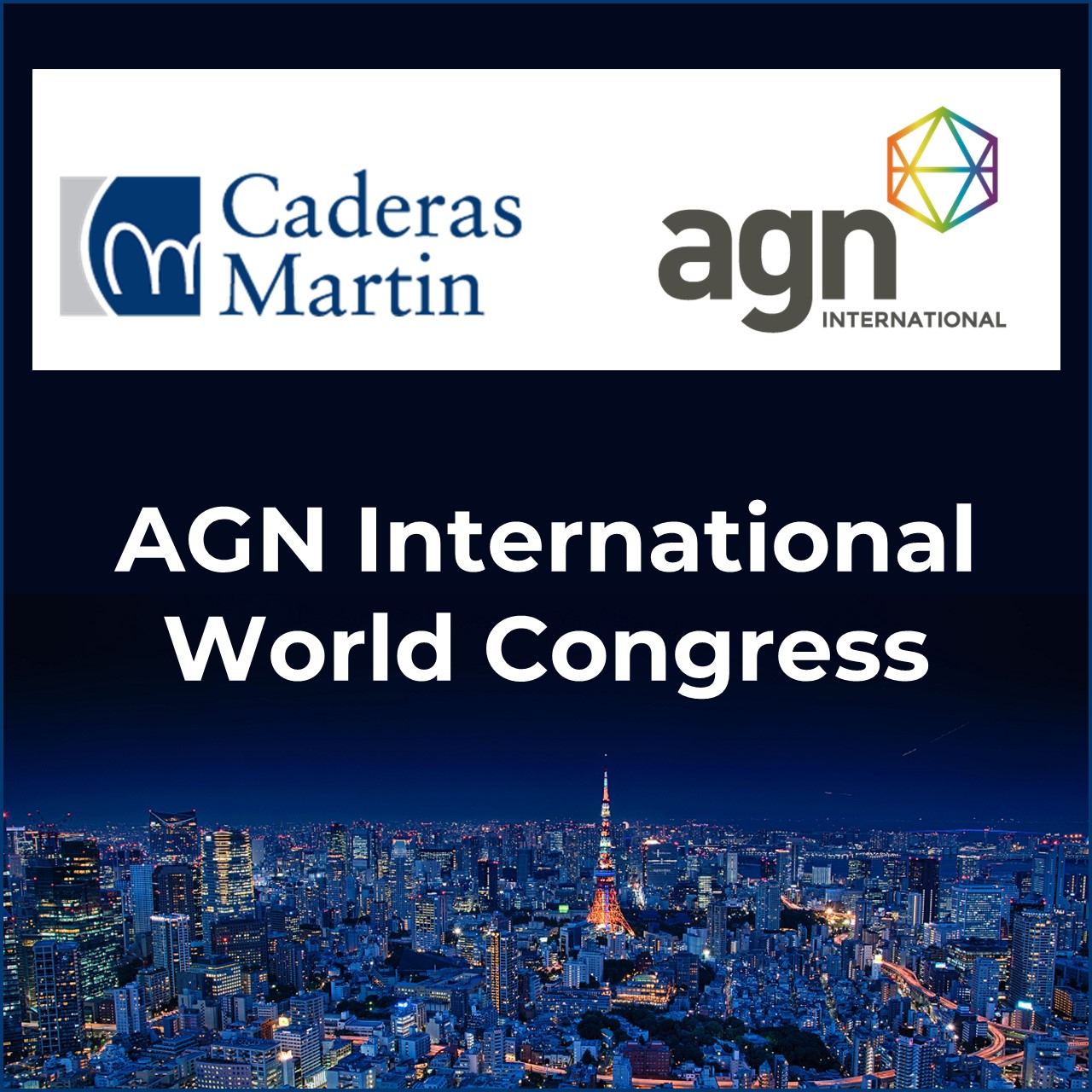Caderas Martin sera présent au congrès mondial d’AGN International à Tokyo