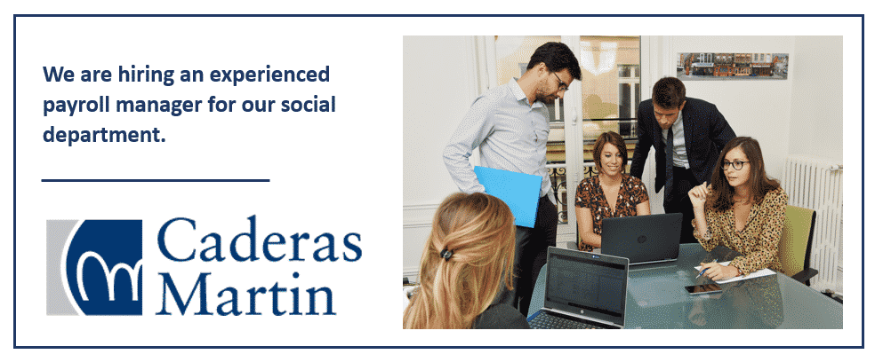 Caderas Martin is hiring an experienced payroll manager for its social department