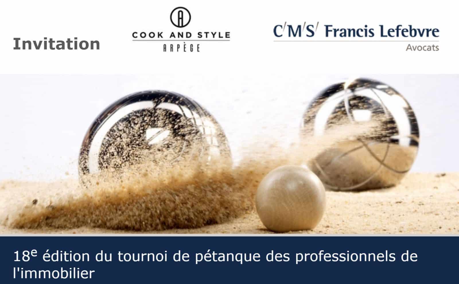 18ème tournoi de pétanque des professionnels de l’immobilier