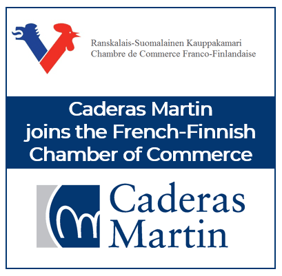 Caderas Martin joins the French-Finnish Chamber of Commerce as a member!