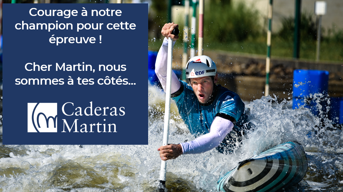 Courage à notre champion pour cette épreuve ! Cher Martin, nous sommes à tes côtés ! - Caderas Martin