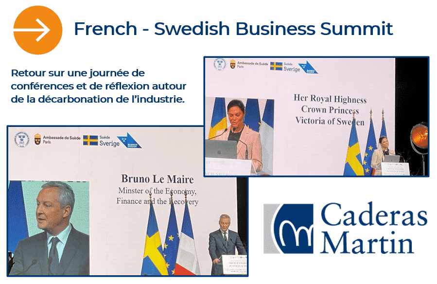 French-Swedish Business Summit – retour sur une journée de conférences et de réflexion autour de la décarbonation de l’industrie. - Caderas Martin