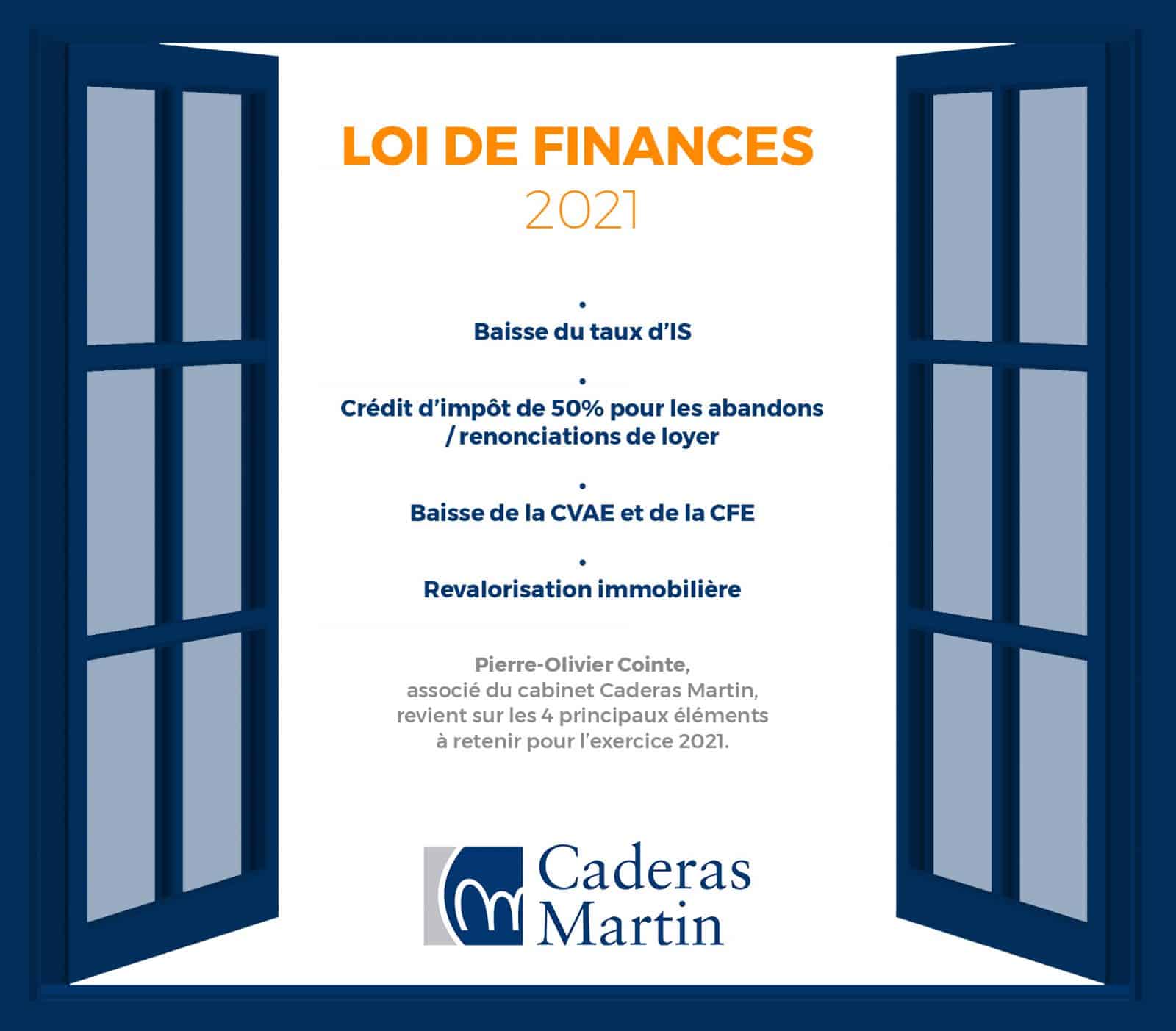 Loi de Finances 2021 – Focus sur quatre points clefs